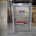 cage de protection des puits de levage de porte-cage d'ascenseur cage